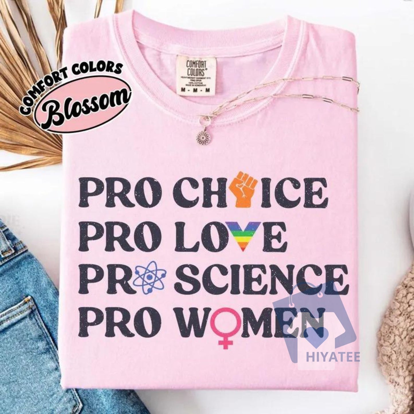 Comfort Colors Pro-Choice Women’s Rights Shirt – Feminist Activist Tee, LGBTQ Pride & Social Justice Apparel