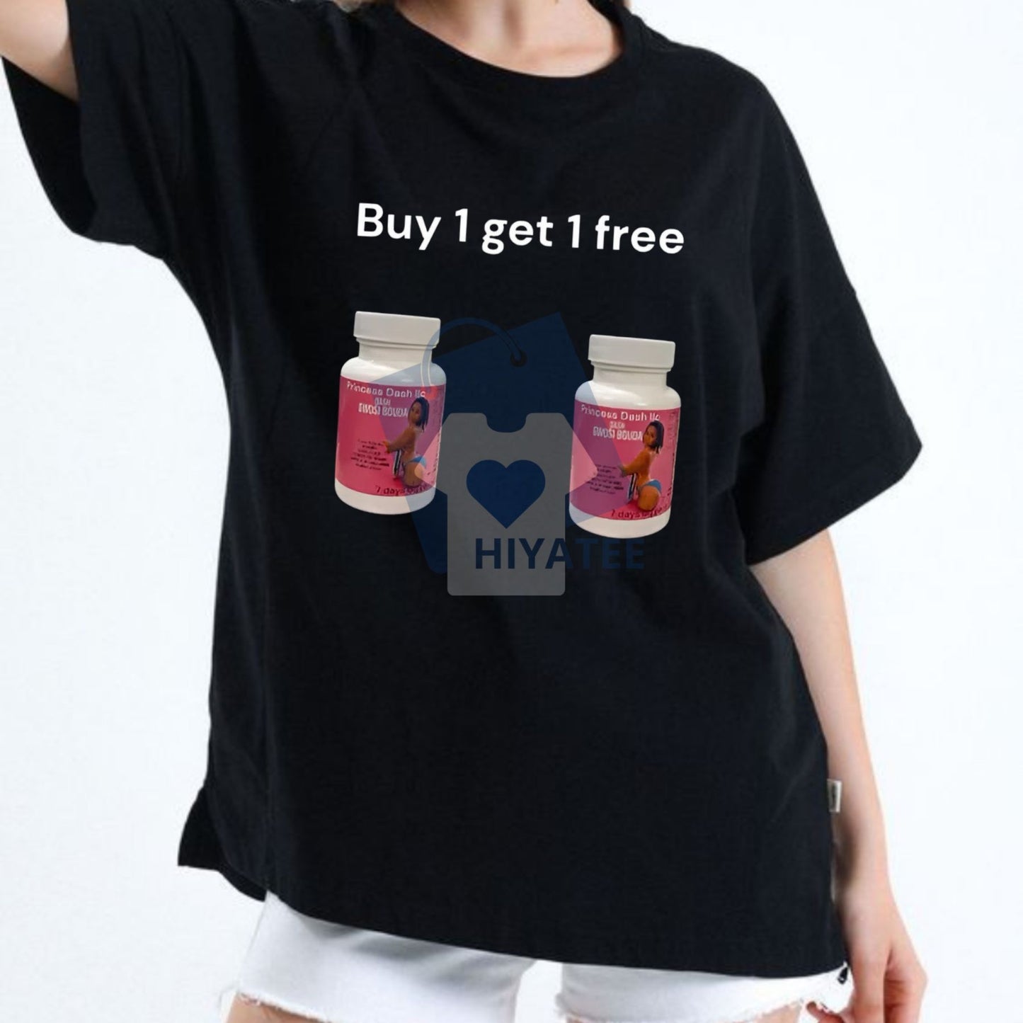 "Bel Bouda Anform" Women's T-Shirt – Buy One Get One Free Black Tee