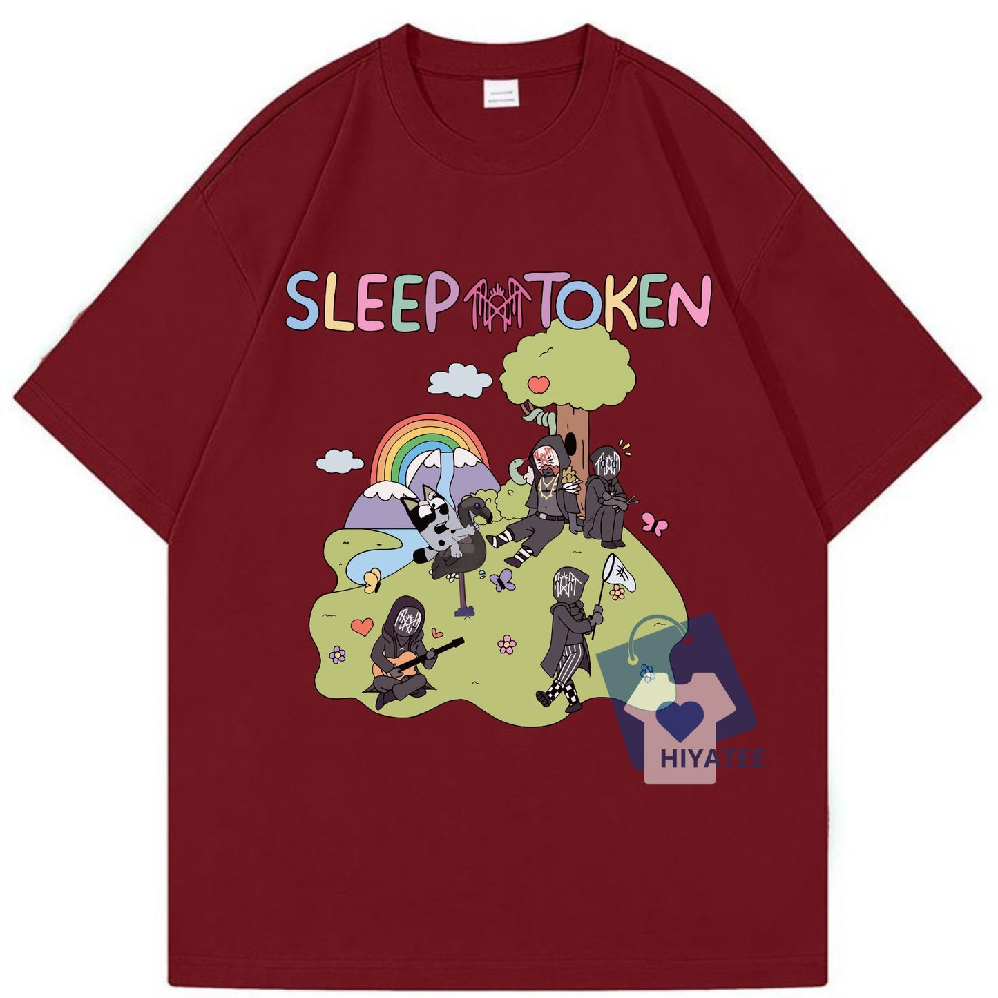 Sleep Token Flamingo Tee – Funny Meme Band Shirt for Tour 2025 Fans