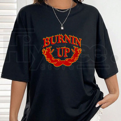 JB Burning Up Tour 2026 T-Shirt – Fire Crest Graphic Tee, Concert Merch Fan Shirt