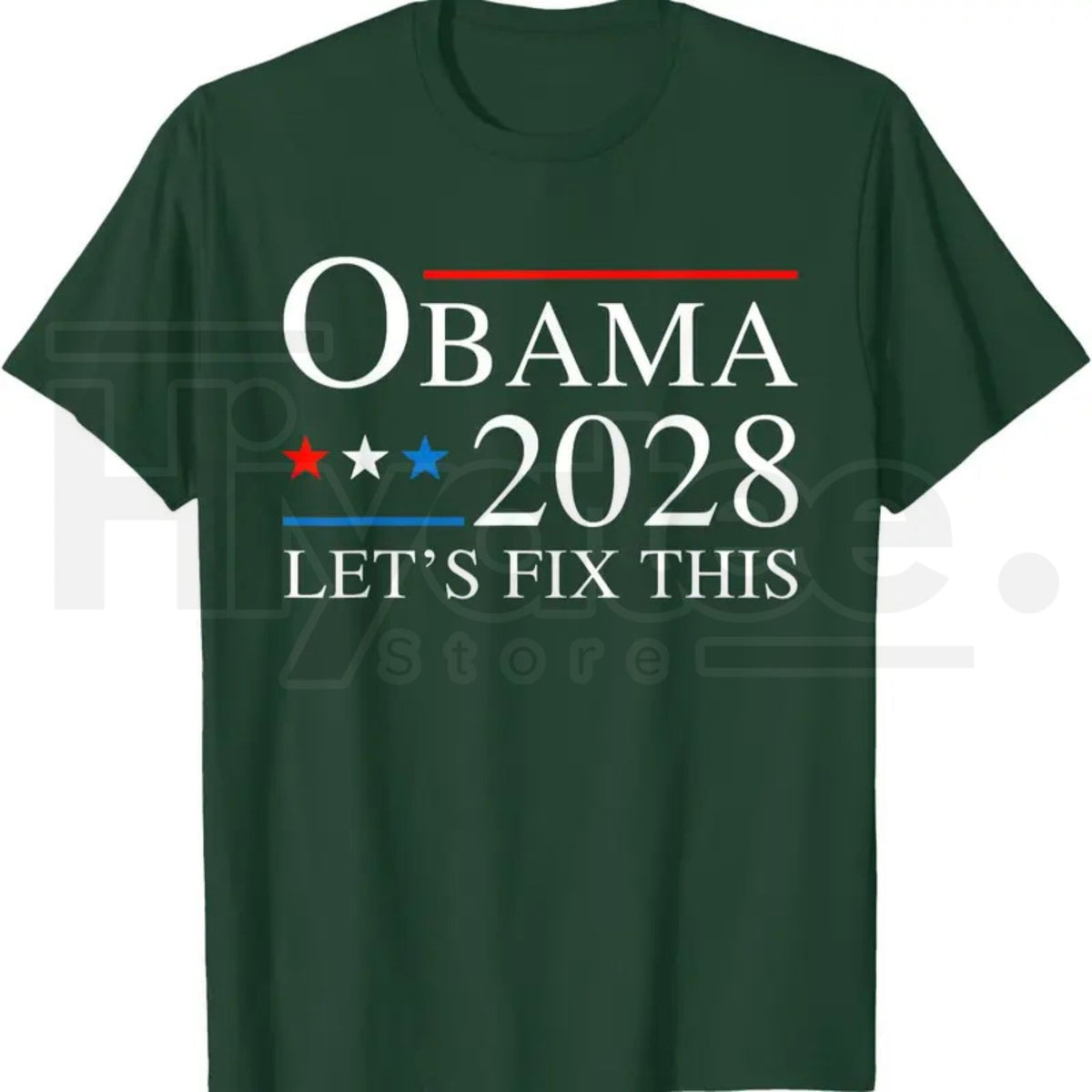 Obama 2028 3rd Term Let's Fix This T-Shirt – Political Graphic Tee
