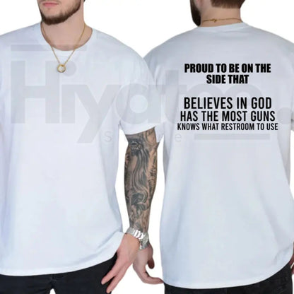 Proud To Be On The Side That T-Shirt – Funny Republican Trump Supporter Conservative Tee