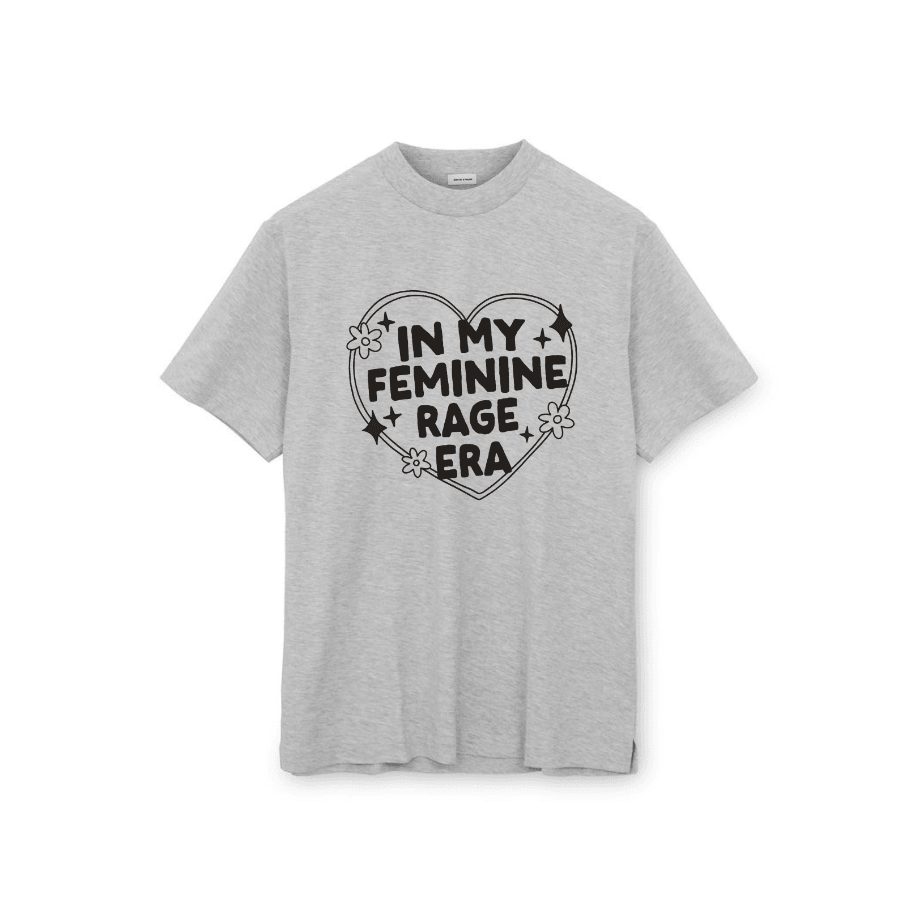 In My Feminine Rage Era Screen Printed Unisex T-Shirt - Hiyatee