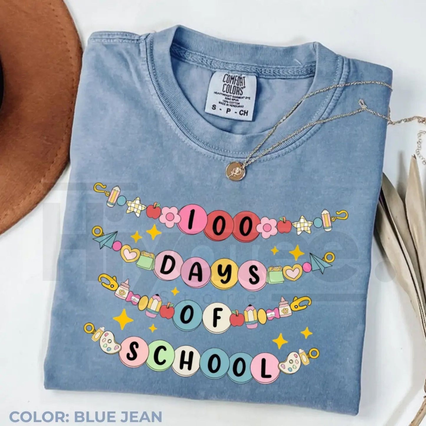 Comfort Colors® 100 Days of School Bracelet Shirt