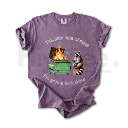 Comfort Colors® Dumpster Fire Raccoon T-Shirt