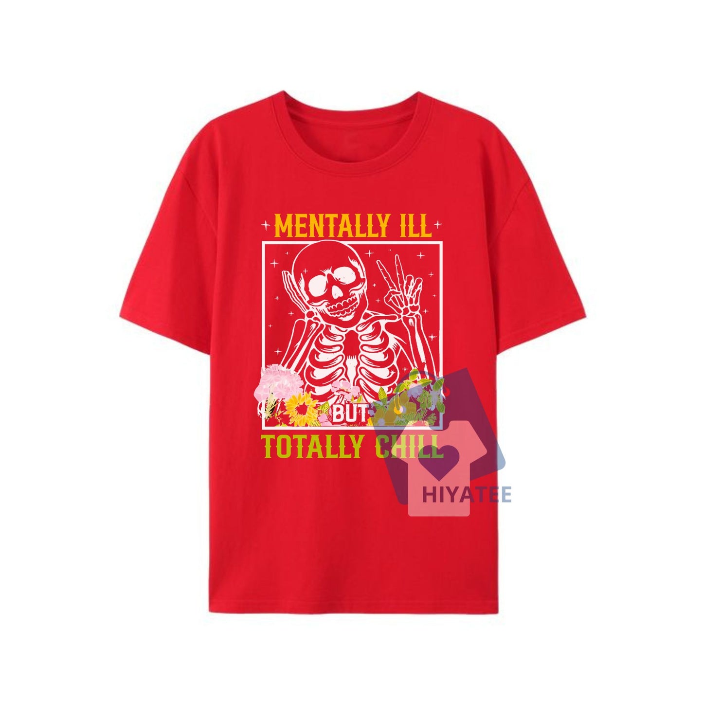 Mentally Ill But Totally Chill T-Shirt – Funny Fall Pumpkin Season Tee