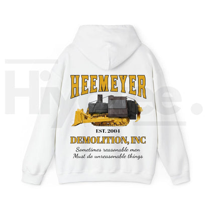 HEEMEYER DEMOLITION INC Hoodie – Komatsu D355A Dozer Unisex Cotton Pullover