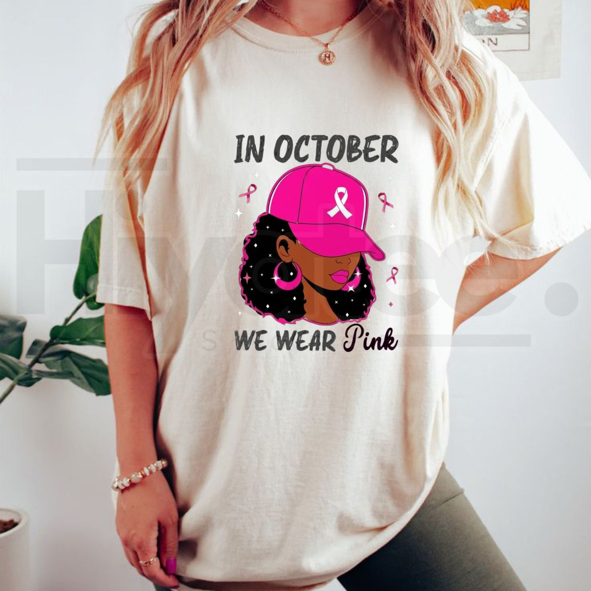 October Pink Breast Cancer Awareness T-Shirt