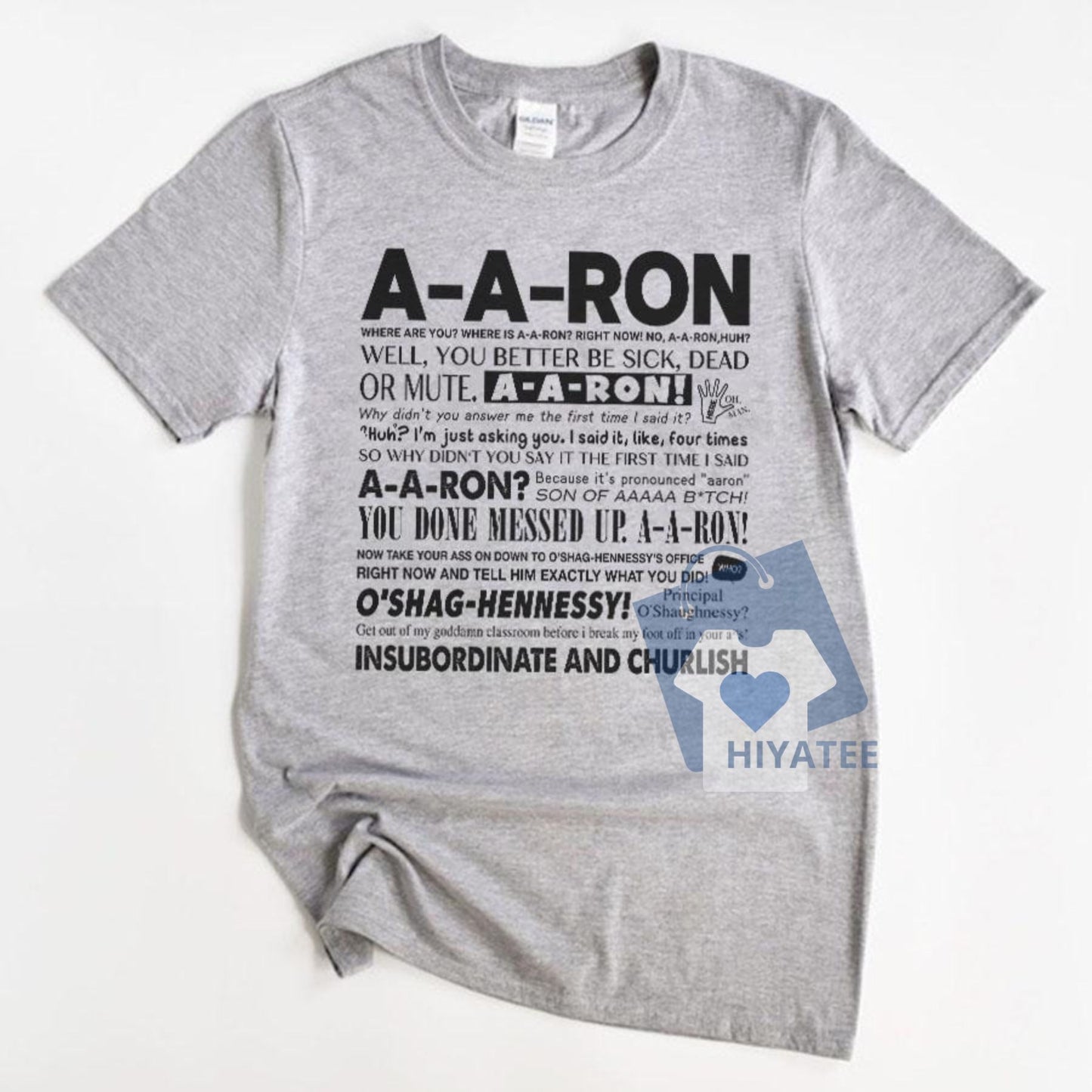 Ya Done Messed Up A-A-Ron T-Shirt – Funny Key & Peele Vintage Tee, Substitute Teacher Meme Shirt, Gift for Friends & Comedy Fans