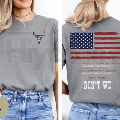 Morgan Vintage Don't We T-Shirt – Still the Problem 2026 Tour American Flag Tee