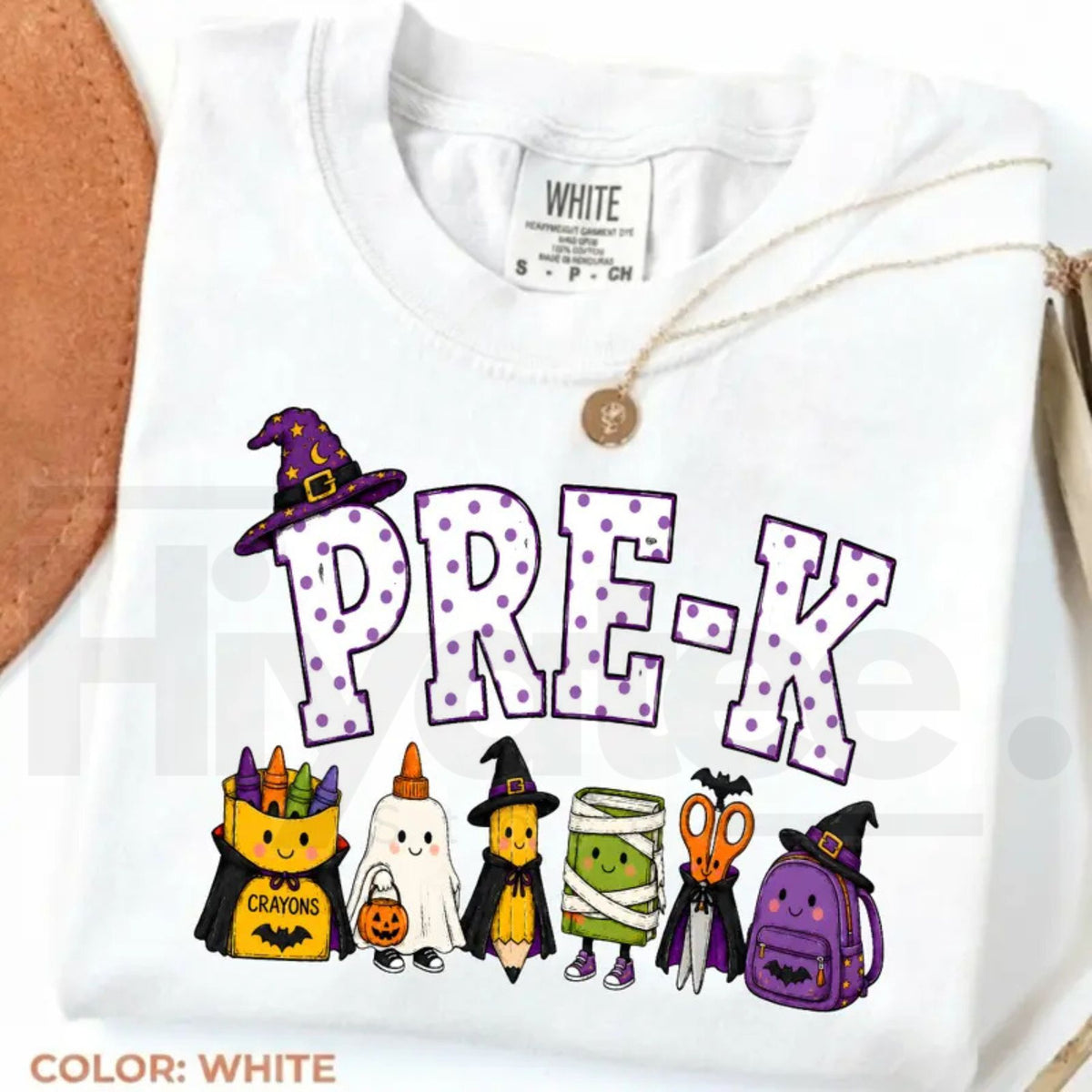 Comfort Colors Halloween Teacher Shirt Spooky Pencil Cute Fall Classroom Tee