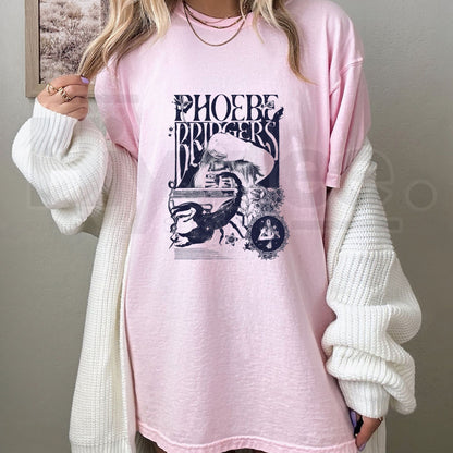 Phoebe Bridgers On Tour T-Shirt – Harajuku Style Indie Rock Unisex Graphic Tee