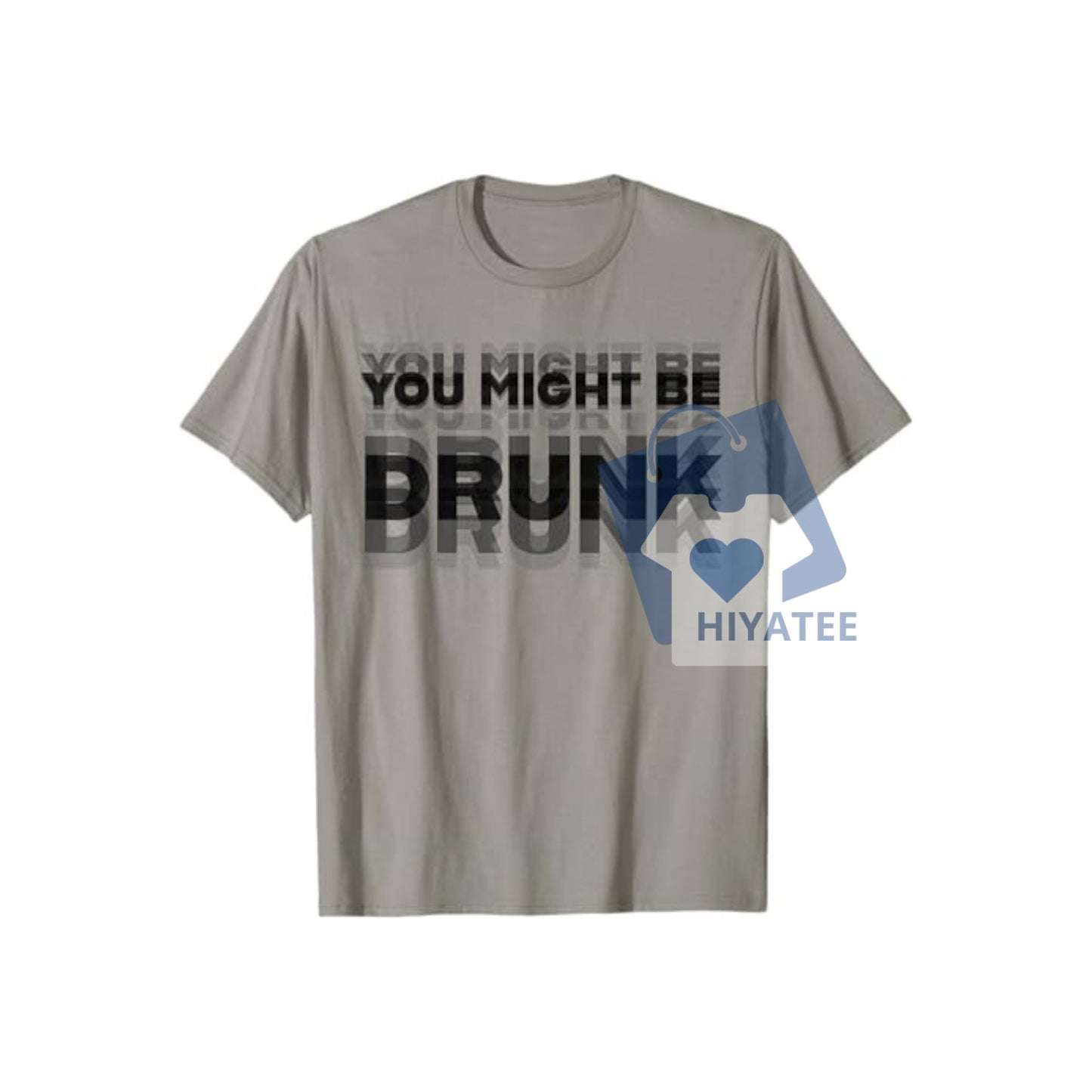 You Might Be Drunk T-Shirt – Men's Funny Summer Graphic Tee, 100% Cotton Crew Neck Shirt, Gradient Print Casual Top