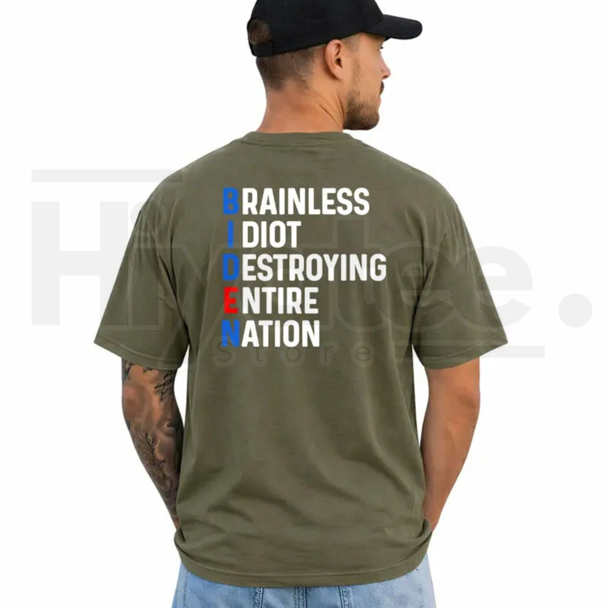 Political Humor Graphic T-Shirt – Sarcastic Daily Casual Cotton Menswear Tee