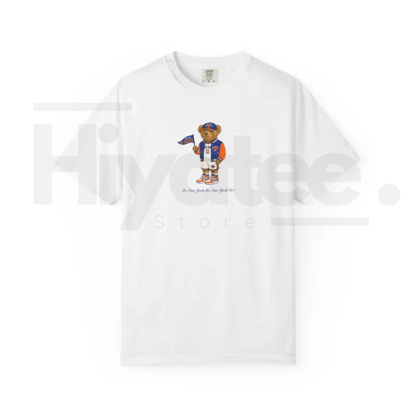 NYC Basketball Teddy Shirt – Retro Bear Graphic T-Shirt