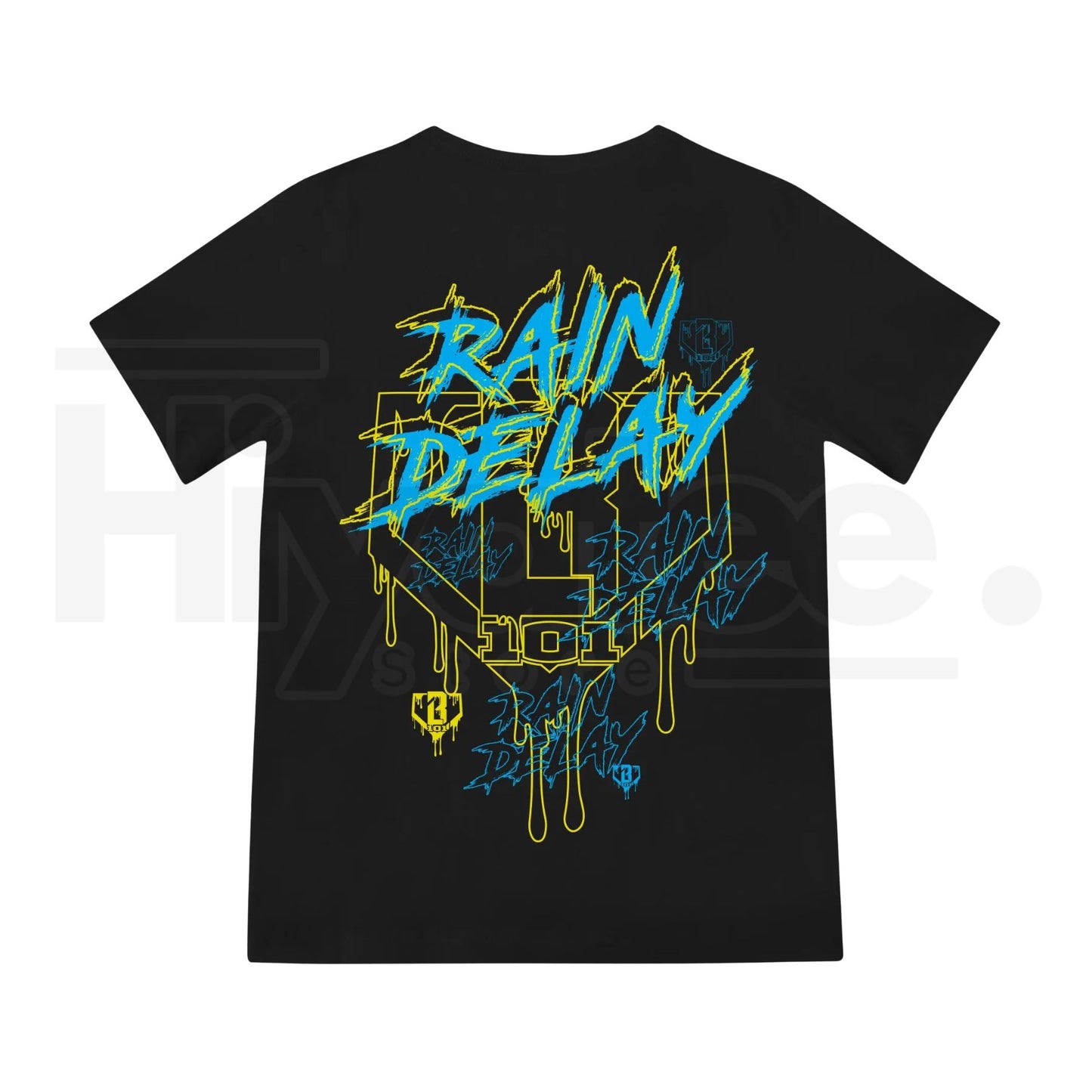 "Rain Delay Lightning Bolt" – Energetic Youth Lightweight Graphic Top