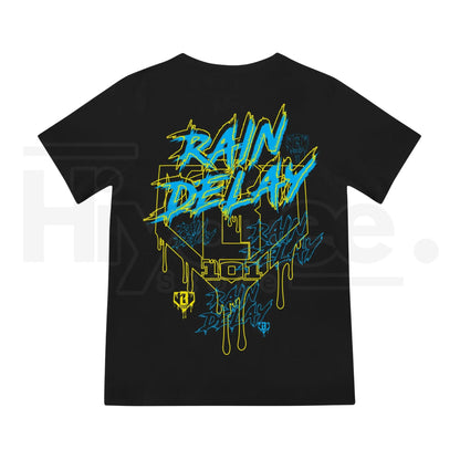 "Rain Delay Lightning Bolt" – Energetic Youth Lightweight Graphic Top