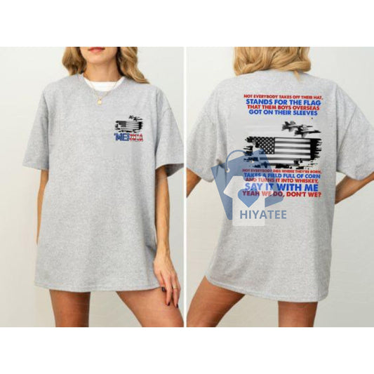 4th of July Two-Sided Vintage Shirt – Country Music Tee, Retro Gift for BFF-Hiyatee