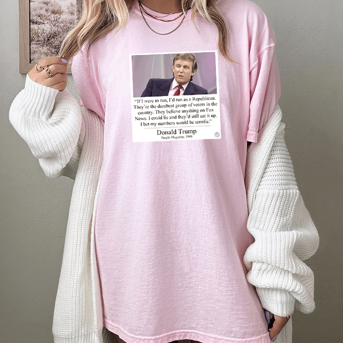 Donald Trump People Magazine Funny Quote Tee, Political Humor Shirt, President - Hiyatee