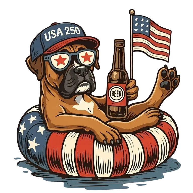 Comfort Colors® Funny 4th of July Dachshund Shirt – Patriotic 250th Anniversary Dog Lover Tee