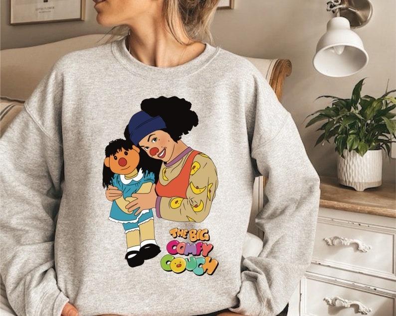 Big Comfy Couch  Nostalgia  2000s  Treehouse Sweatshirt