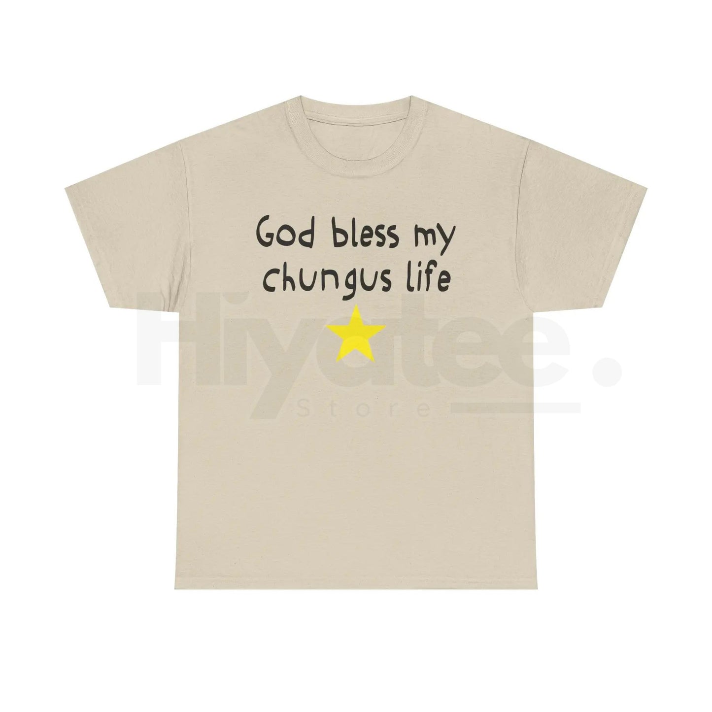 "God Bless My Chungus Life" Funny Meme T-Shirt – 100% Cotton Graphic Tee