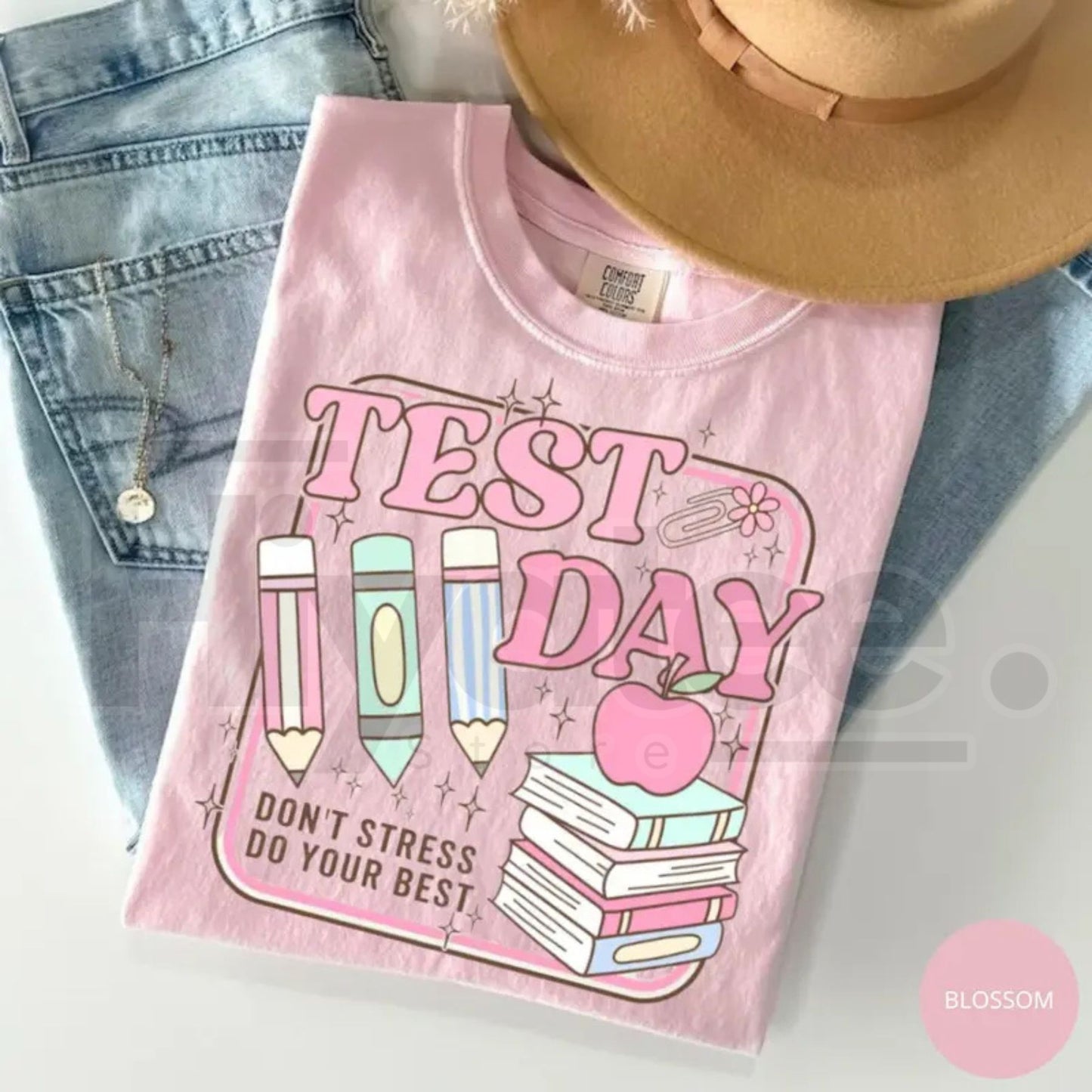 Comfort Colors® Teacher Testing Shirt – Matching State Testing & STAAR Day Team Tee