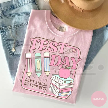 Comfort Colors® Teacher Testing Shirt – Matching State Testing & STAAR Day Team Tee