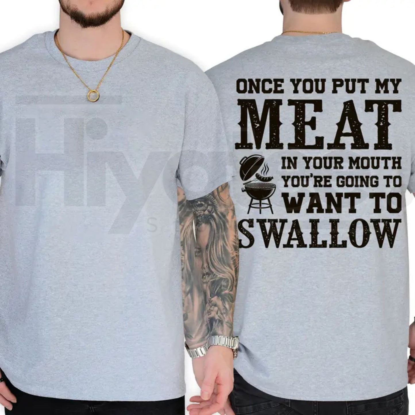 Funny BBQ Meat Lover T-Shirt – Grill Master Graphic Tee