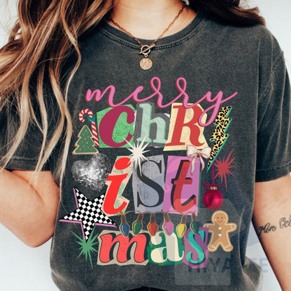Preppy Girl Collage Y2K Comfort Colors Shirt – Retro Coquette Positivity Faith Tee