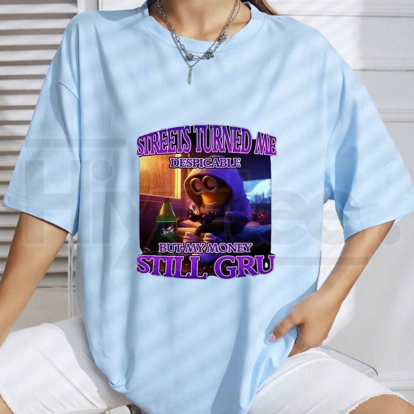 "Streets Made Me Despicable" – Funny Minion Humor Graphic Top