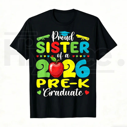 Proud Mommy of 2026 Pre-K Graduate T-Shirt – Official Pre-K Graduation Gift, Summer 2026 Mom Graphic Tee