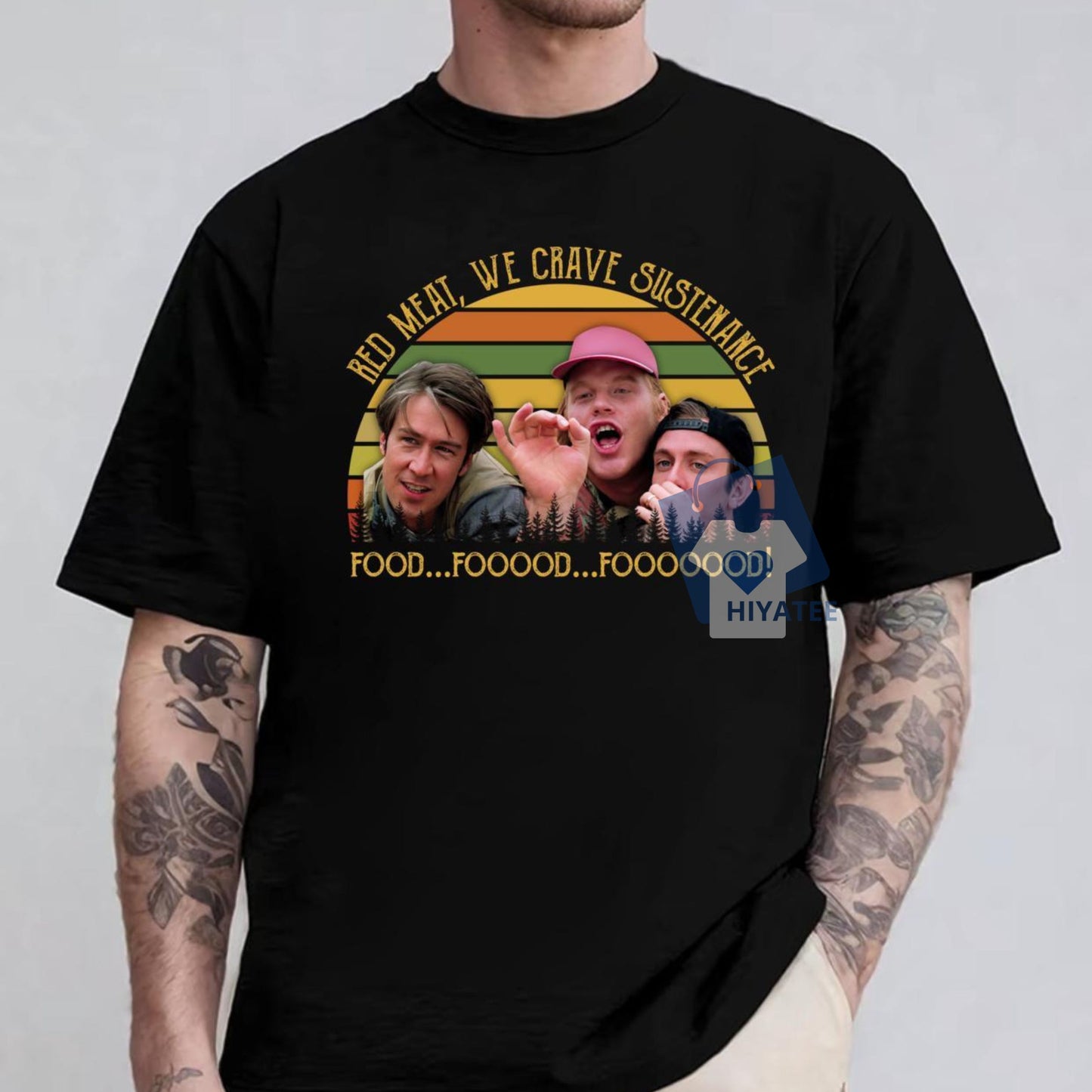 Twister Movie “We Crave Sustenance” Shirt – Funny Food Quote Tee in Full Color Range