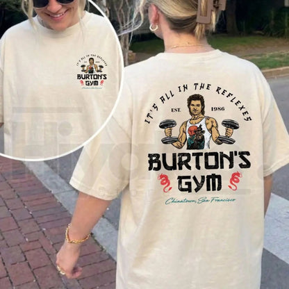 Vintage Big Trouble In Little China T-Shirt – It's All In The Reflexes Front & Back Print Tee