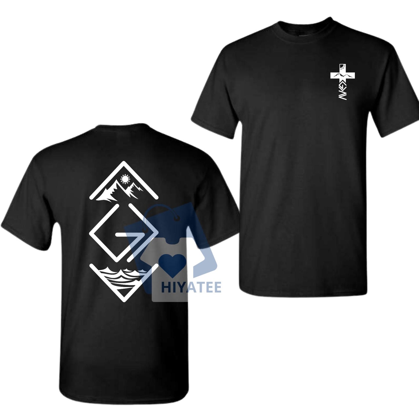 God Is Greater Than The Highs And Lows T-Shirt – 2-Sided Christian Tee