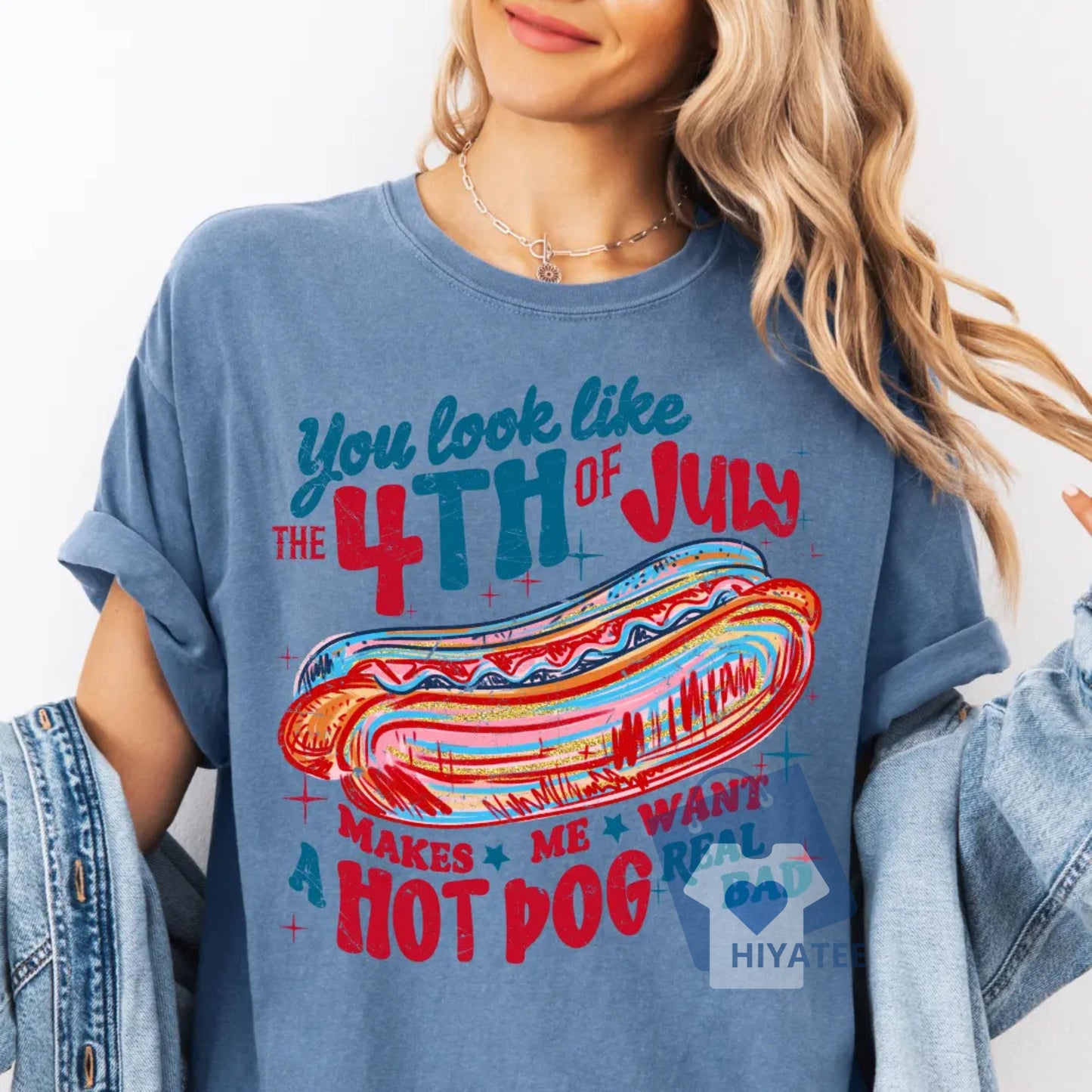 You Look Like the 4th of July T-Shirt – Unisex Cotton Tee with Relaxed Fit, Made in USA