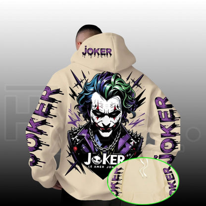 Joker Graphic Hoodie – Vintage Dark Aesthetic Pullover