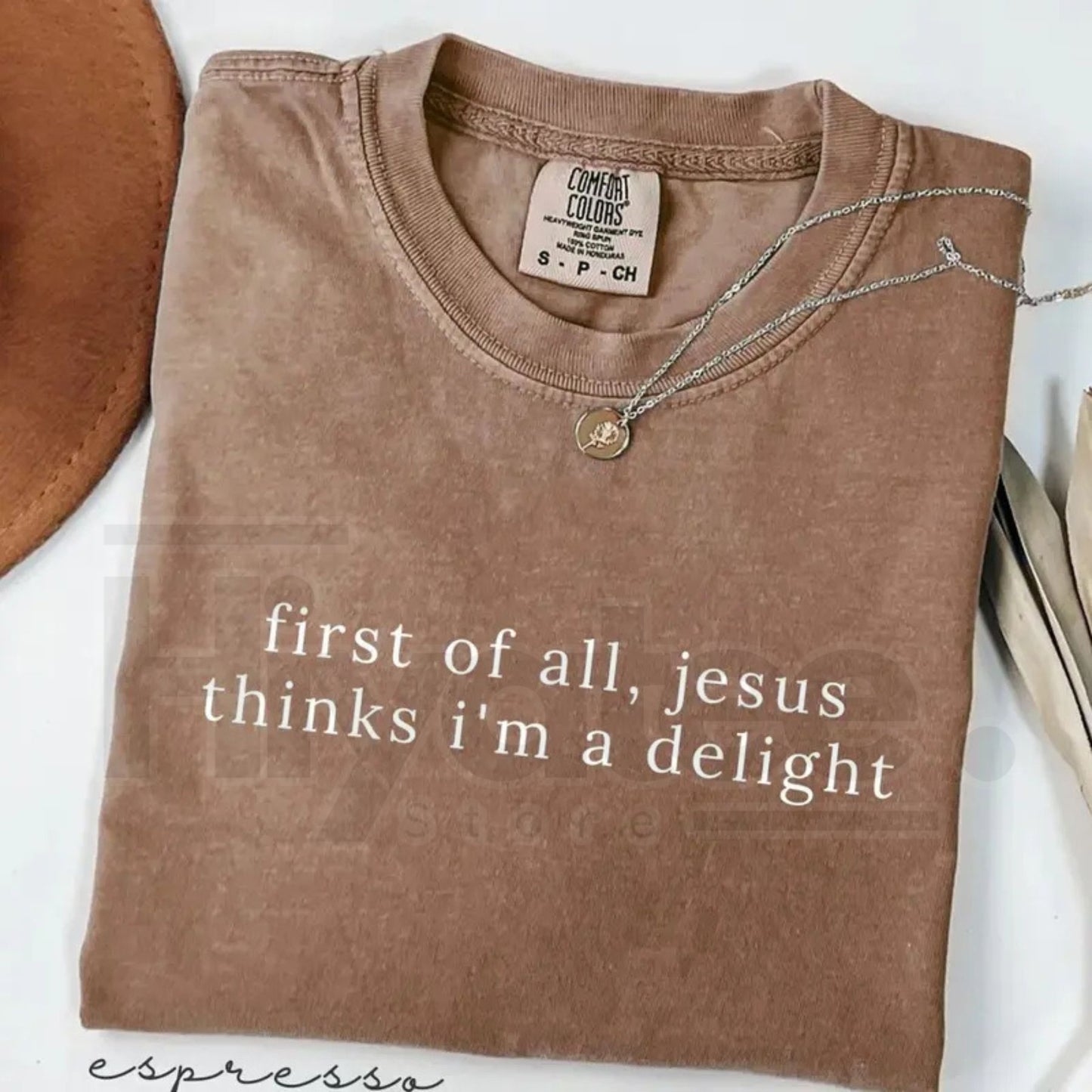 Comfort Colors® Jesus Thinks I'm A Delight Shirt – Funny Sarcastic Christian Women Tee