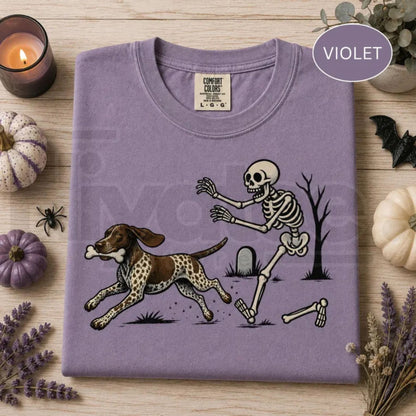Comfort Colors Funny Halloween GSP German Shorthaired Pointer Tee