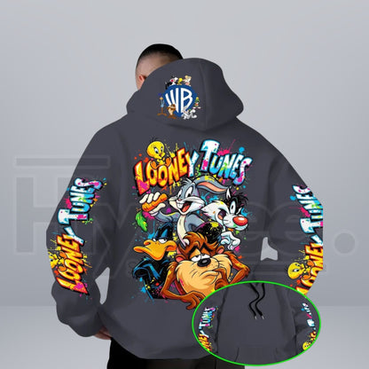 Warner Bros Looney Tunes Back Print Hoodie