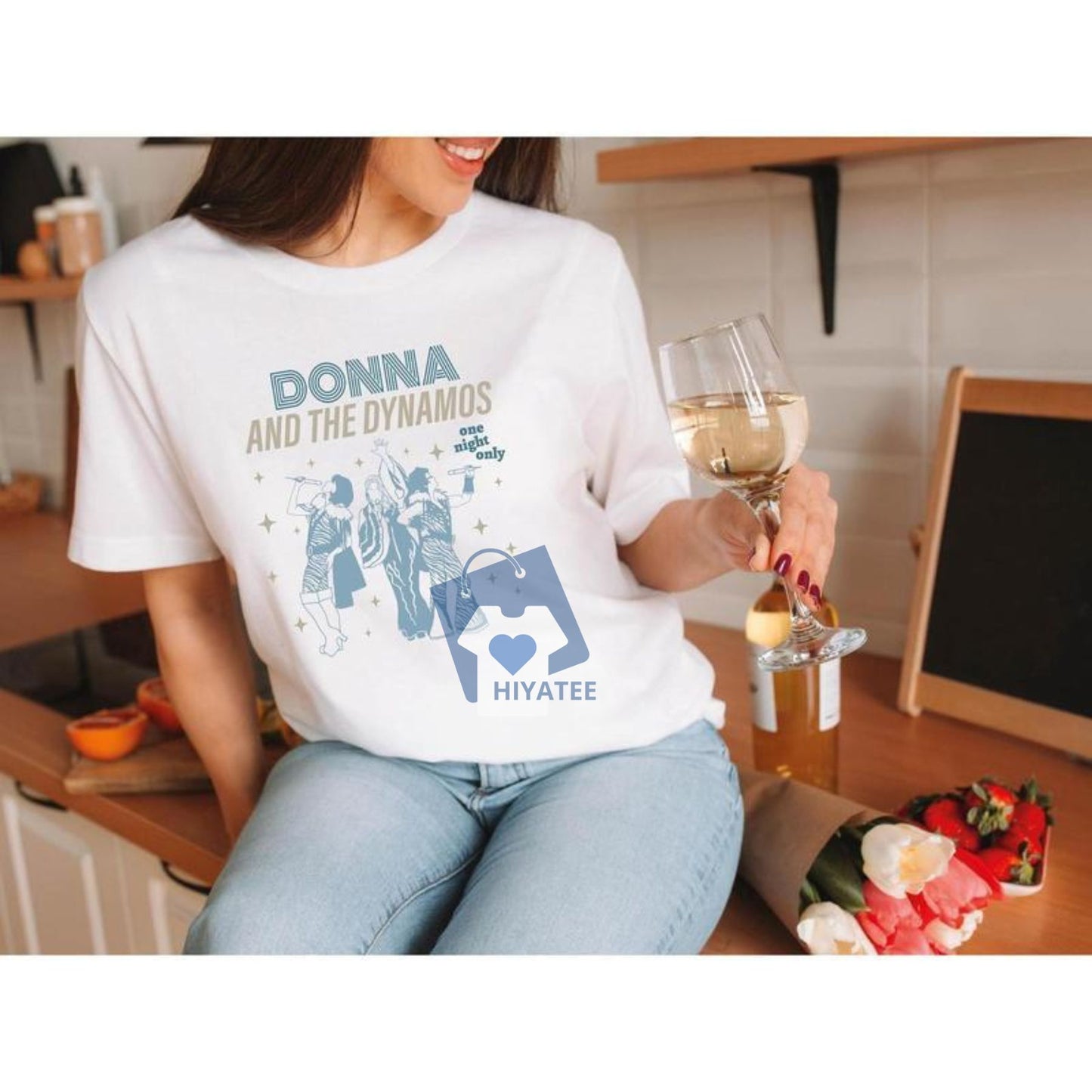 Donna and The Dynamos Retro Bachelorette Shirt – Mamma Mia Party Tee for Bride & Bridal Party