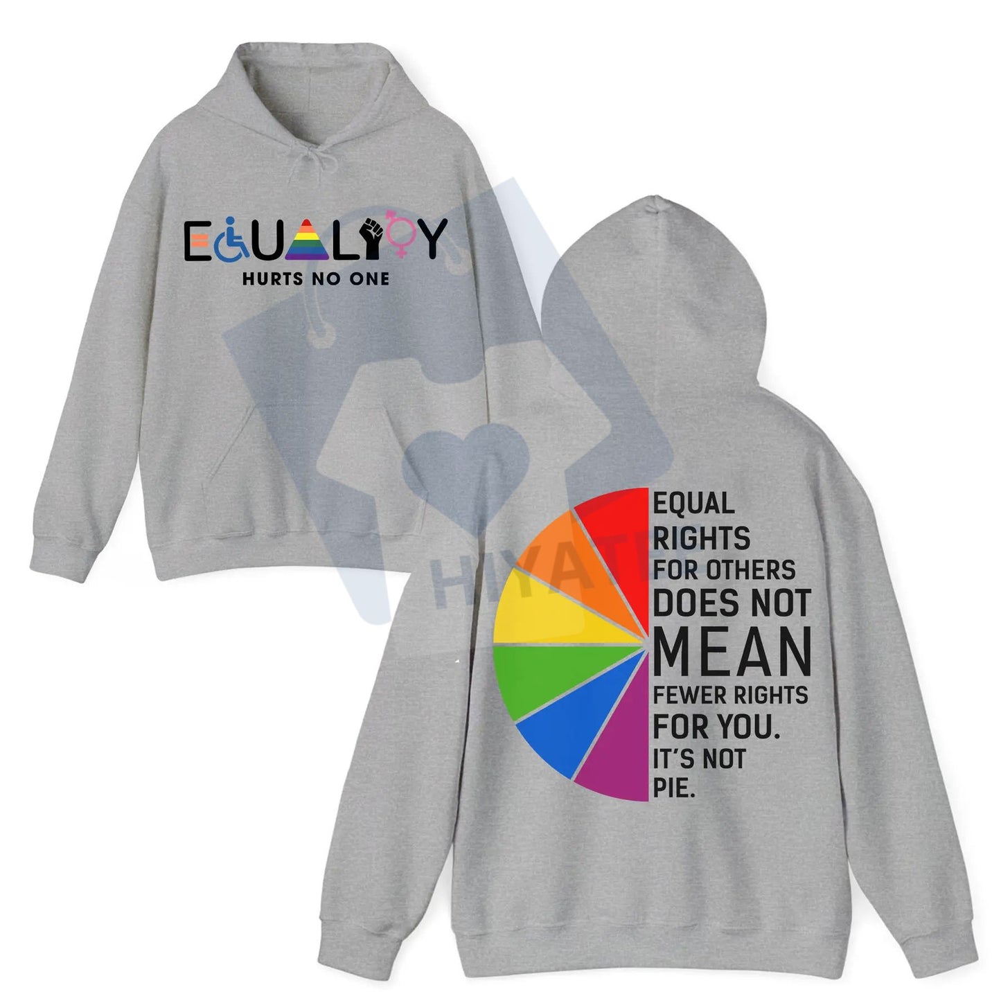 "Equal Rights For Others Doesn't Mean Fewer Rights For You" T-Shirt – 2-Sided Equality & Human Rights Tee, Unisex Slogan Shirt