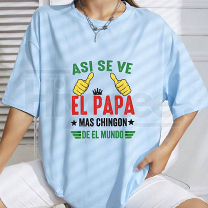El Papa Father's Day T-Shirt – Funny Hispanic Dad Graphic Tee