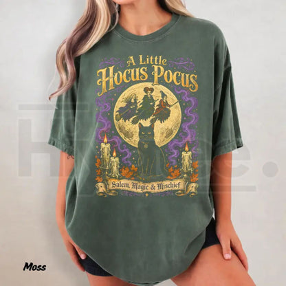 Comfort Colors Hocus Pocus Inspired Halloween Witch Tee