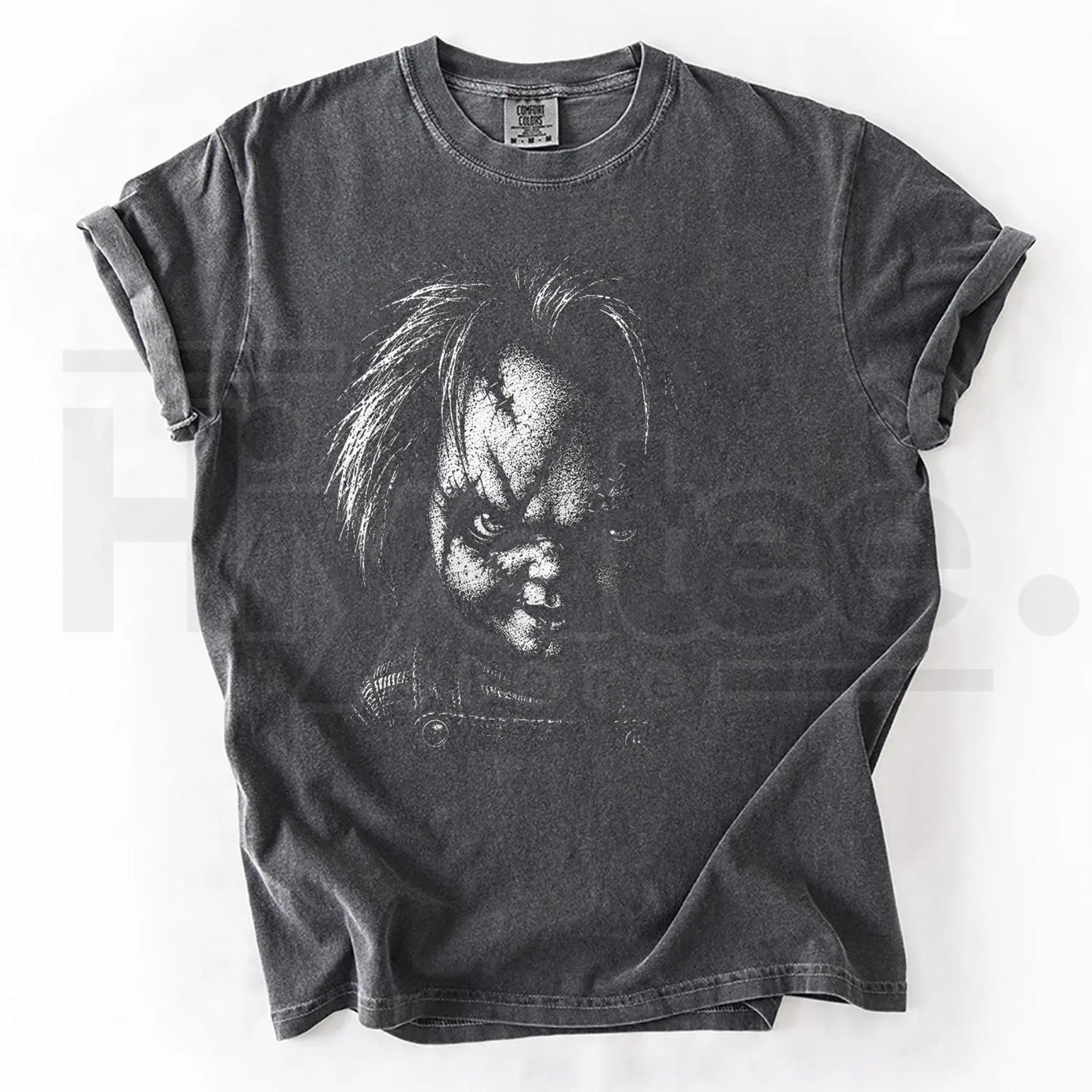 Comfort Colors Retro Horror Movie Characters Halloween Shirt Group Matching Tee
