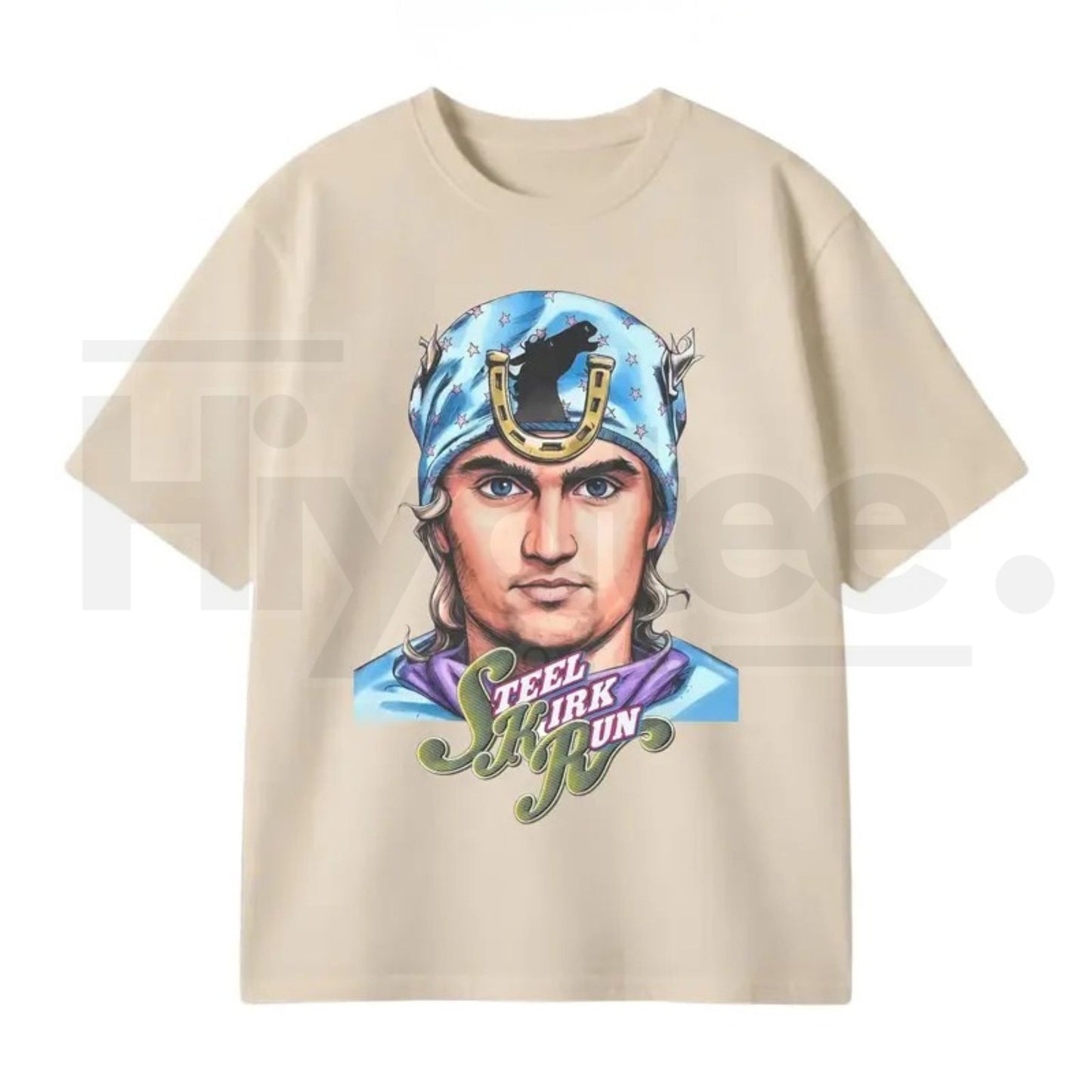 "Steel Kirk Run" Kirky Joestar – Anime Crossover Parody Graphic Top