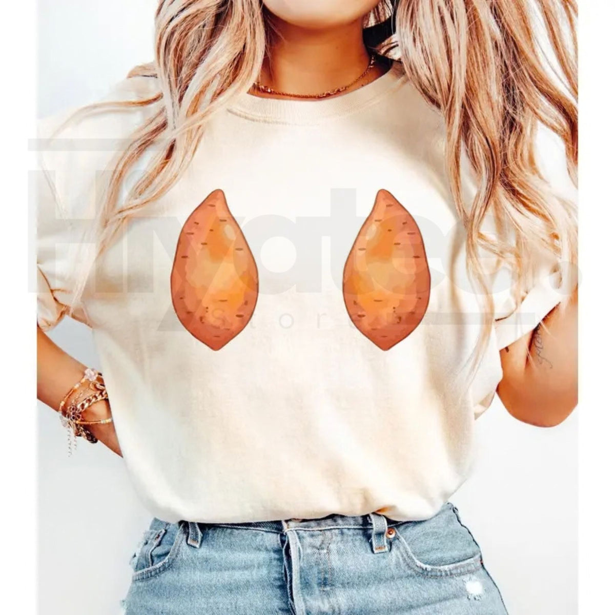 Comfort Colors Funny Sweet Potato Couples Thanksgiving Tee