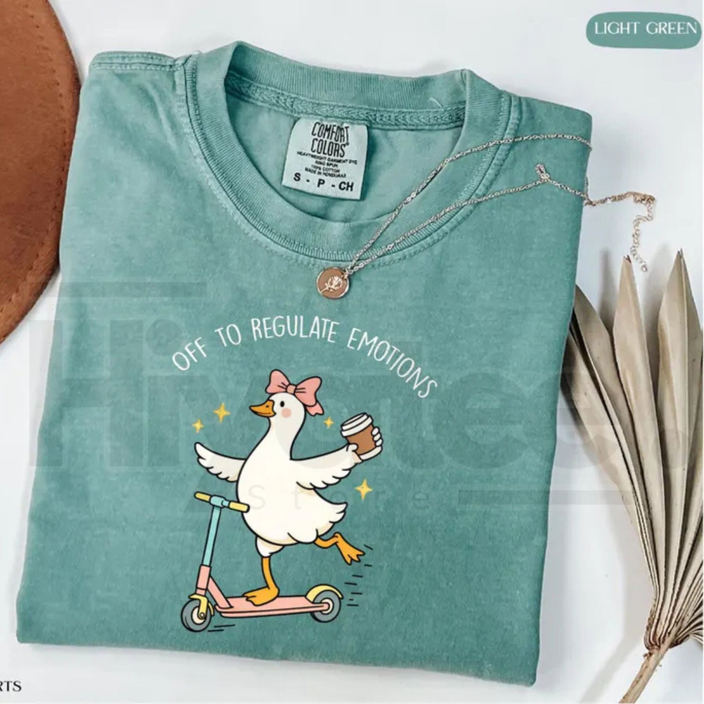 Comfort Colors Off To Regulate Emotions Shirt Silly Goose Mental Health Tee
