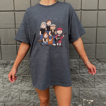 Vintage Aesthetic Rockband T-Shirt – 90s Rock Music Fashion Cotton Tee