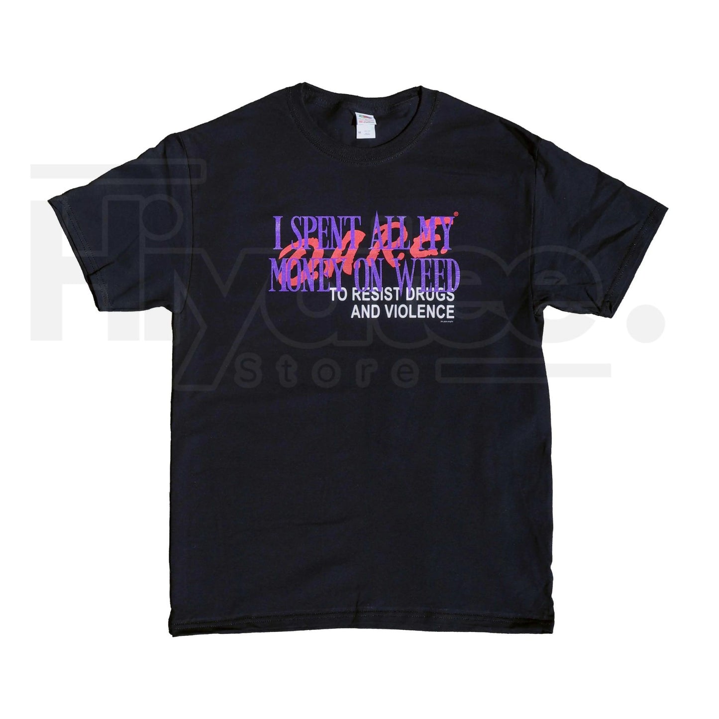 "Spent All My D.A.R.E. Money" – Retro Parody Graphic Cotton Top